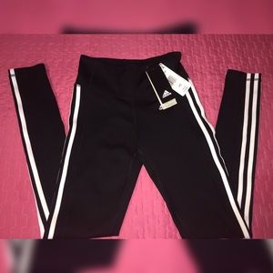 Adidas black and white leggings